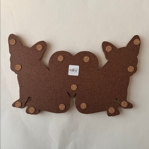 French Bulldog Wine Cork Trivet - Picture 2 of 2